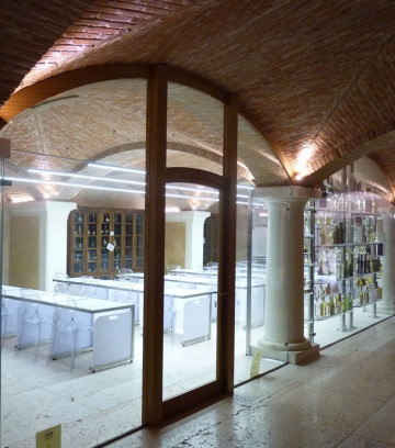 Illuminazione led cantina franciacorta